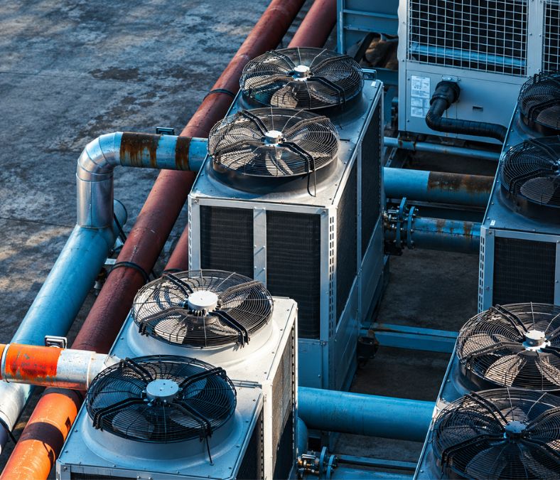 Multiple units are checked for air conditioner repair in Kansas City