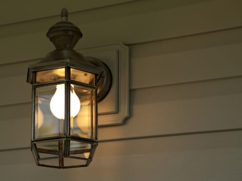 Outdoor lighting installation in Kansas City, KS